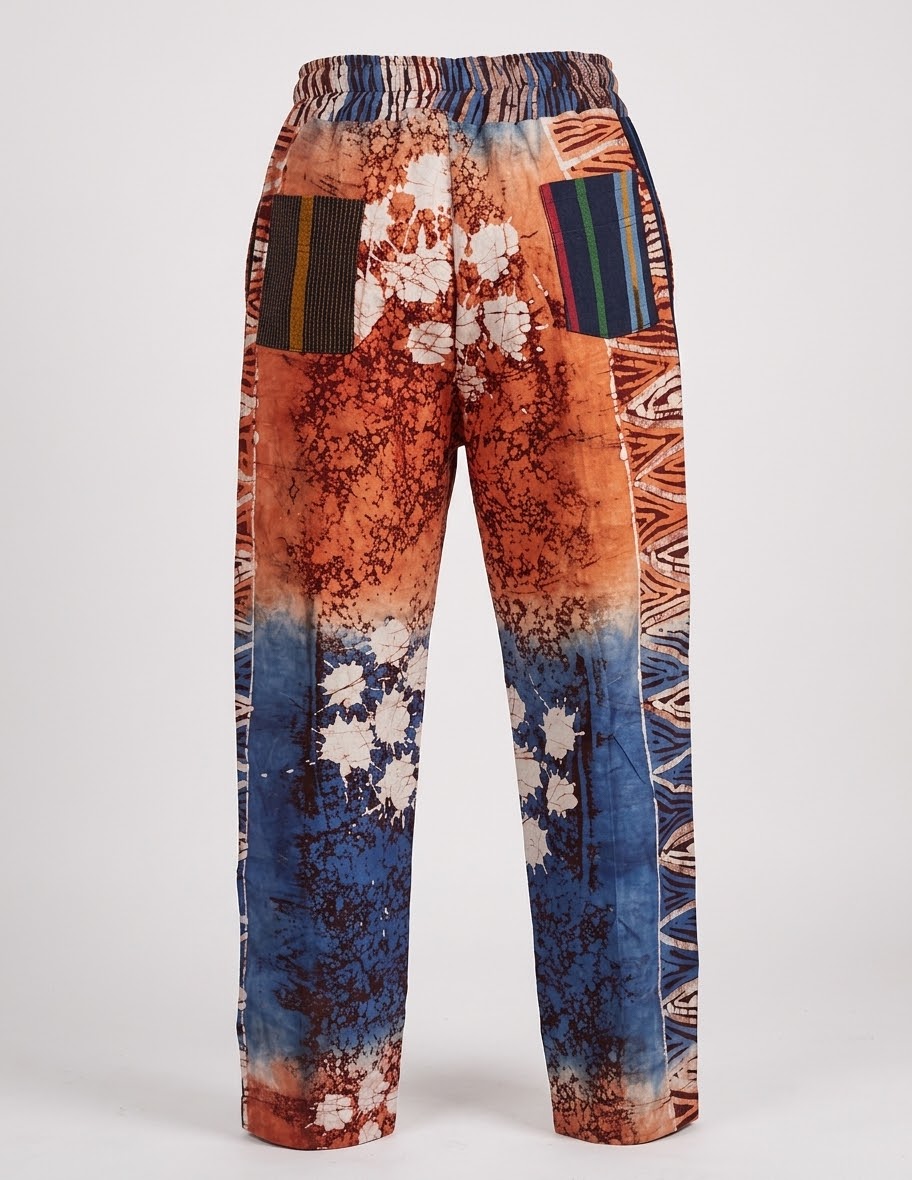 Multicoloured Adire Trousers